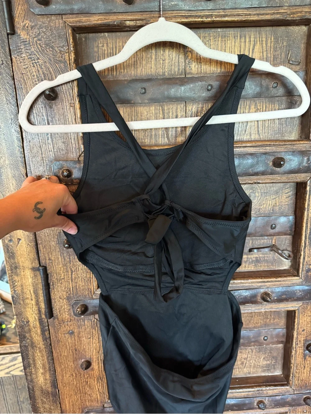 Women’s Black One-Piece Swimsuit